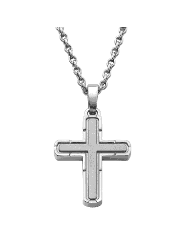 Colgante de Hombre cruz en acero bicolor - Viceroy 15002C01000