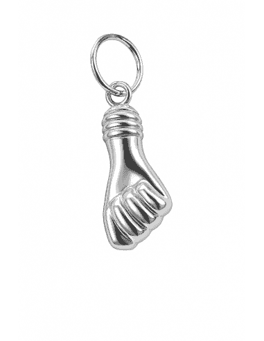 Colgante Unisex Puño en plata - Plata 925