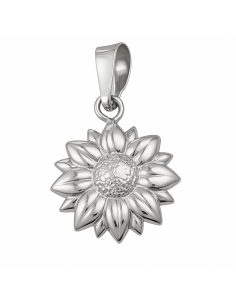 Colgante para Mujer de plata en forma de Flor - Plata 925