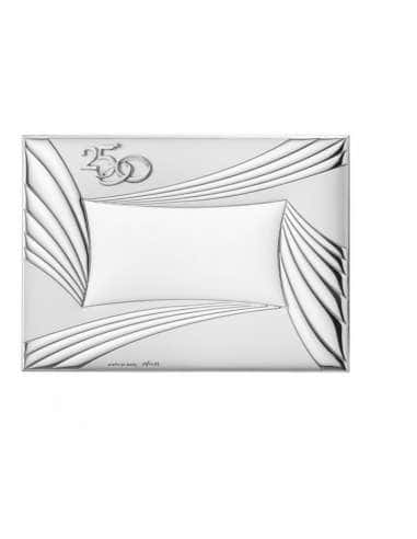 Placa Conmemorativa 25º Aniversario con Flores - Eventi EV9185/13V (Personalizable)