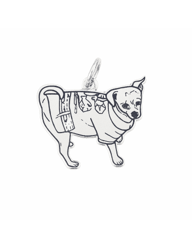 Colgante para mujer de Plata Perro Chihuahua - Plata 925