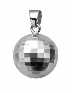 Colgante para Mujer de Plata Llamador de Ángel Bola Lapidada - Plata 925