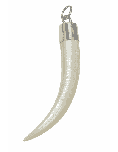 Colgante para mujer de plata con forma de Cuerno - Plata 925
