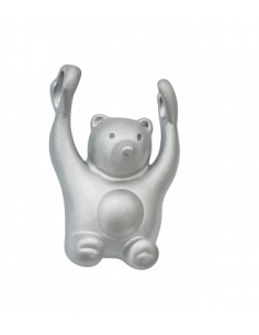 Colgante para mujer de plata con forma de Oso - Plata 925