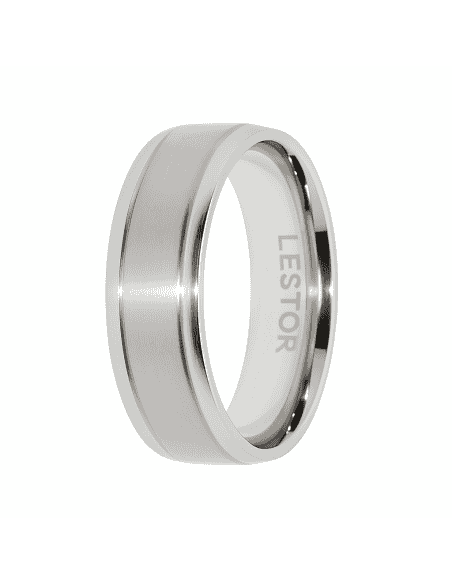 Anillo para Hombre de Acero - Lestor R10110/SSO20