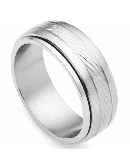 Anillo para Hombre de Acero - Viceroy 75328A02400