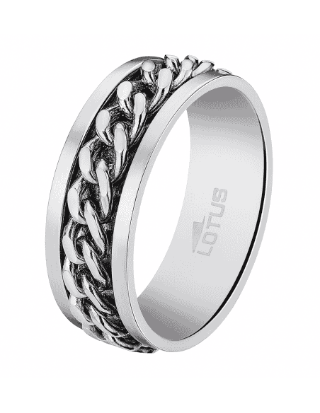Anillo para Hombre de Acero - Lotus LS2394/3/126