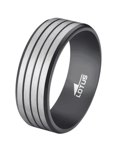 Anillo para Hombre de Acero - Lotus LS2398/3/124