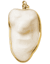 Colgante Hueso Corvina Cerco de Oro - Oro Amarillo 18K