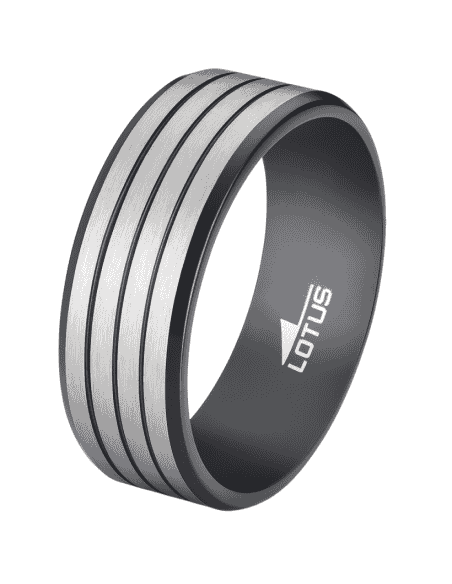 Anillo para Hombre de Acero - Lotus LS2398/3/122