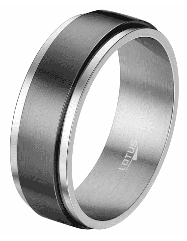Anillo para Hombre de Acero - Lotus LS2395/3/226
