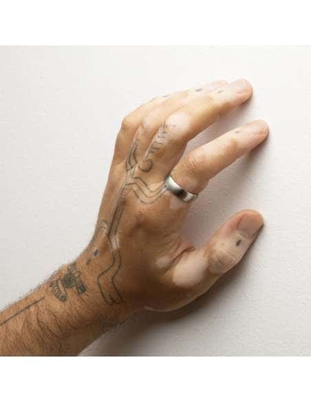 Anillo para Hombre de Acero - Lotus LS2396/3/126