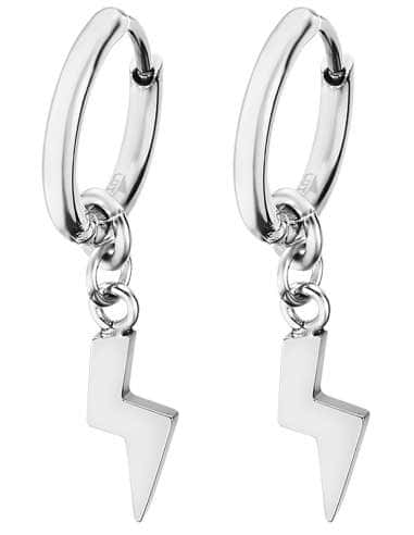 Pendientes para Hombre de Acero - Lotus LS2228-4/1