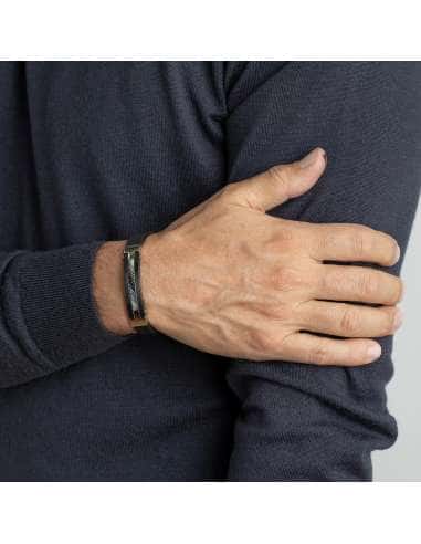 Pulsera para Hombre de Caucho y Acero - Lotus LS1522/2/2