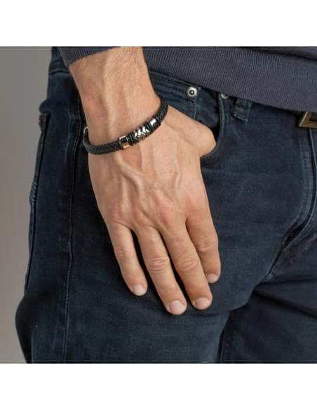 Pulsera para Hombre de Piel y Acero - Lotus LS2104/2/1