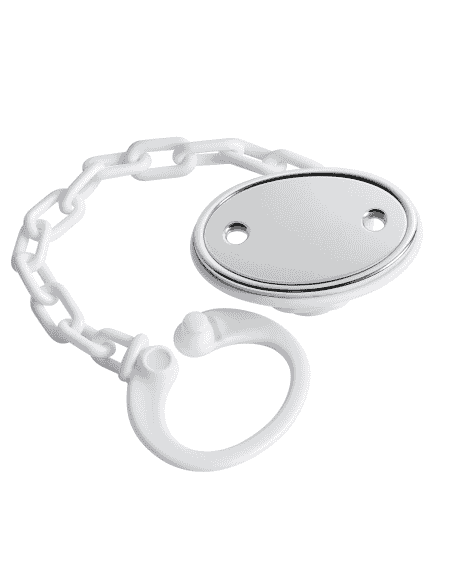 Pinza Infantil Chupete  Oval Liso (Personalizable) - Global Argenti GA0032P