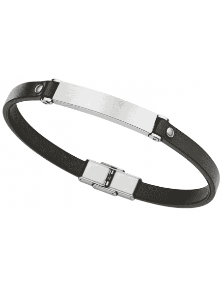 Pulsera para Hombre de Acero y Piel - Viceroy 75379P01010