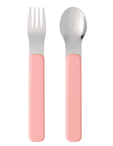 Cubierto Infantil 2 piezas Unicornio Rosa con estuche portatil - Puro Argenti PU8563/R