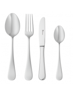 Cubierto 4 piezas de acero para cadete - Pintinox GA4021B (Grabado Incluido)