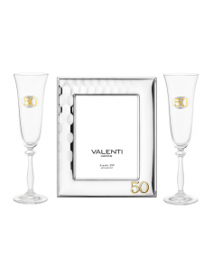 Set Copas y Marco de fotos 50ª Aniversario - Global Argenti GA52140/4LC