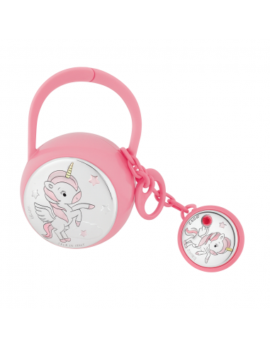Set Infantil Portachupetes con Pinza Unicornio - Eventi EV3244/01R