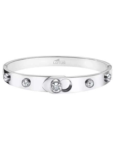 Pulsera para Mujer de Acero Aro con Circonitas - Lotus LS2309-2/1