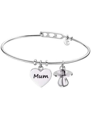 Pulsera para Mujer de Acero Corazón y Chupete - Lotus LS2036/2/1