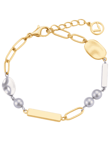 Pulsera para Mujer de Acero Dorado - Viceroy 75372P01019 (Grabado Incluido)