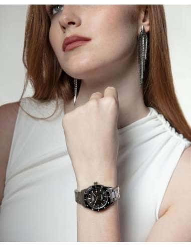 Pendientes para Mujer de Acero conjunto de cadenas - Viceroy 15161E01000