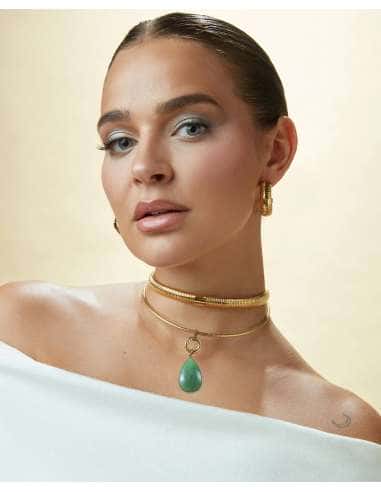 Pendientes para Mujer de Acero Ondas Tubogas - Viceroy 75393E01012
