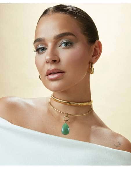 Pendientes para Mujer de Acero Ondas Tubogas - Viceroy 75393E01012