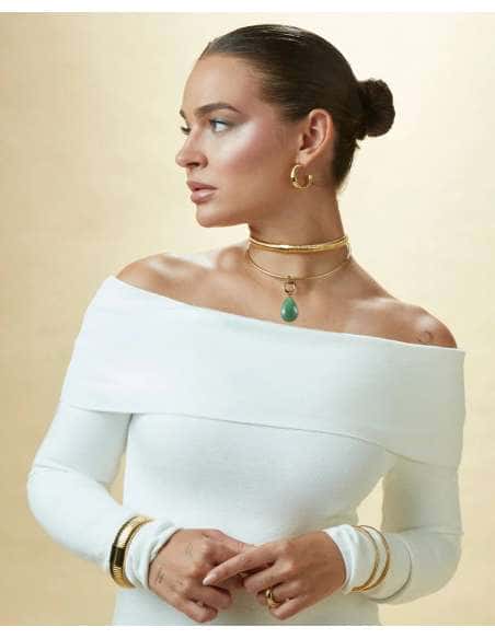 Pendientes para Mujer de Acero Ondas Tubogas - Viceroy 75393E01012
