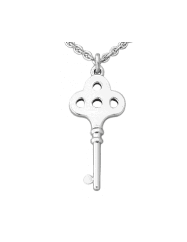Collar para Mujer de Acero Llave con Cadena - Lotus LS1530-1/4