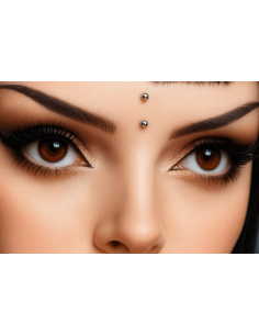 Servicio de Puesta Piercing Puente vertical o 3er Ojo – Estudio The White Dog