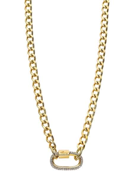 Collar para Mujer de Acero Dorado Fantasía con circonitas - Lotus LS2338/1/2