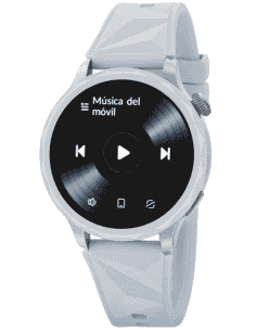 Reloj para Mujer Smartwatch Con Correa de Silicona Celeste y Correa de Acero - Marea B58014/2