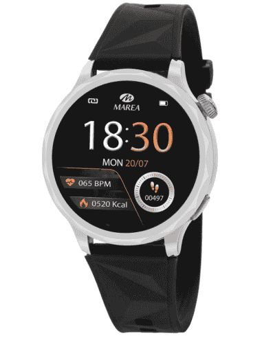 Reloj para Mujer Smartwatch Con Correa de Silicona negra y Correa de Acero  - Marea B58014/1