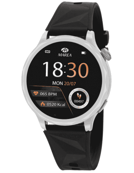Reloj para Mujer Smartwatch Con Correa de Silicona negra y Correa de Acero  - Marea B58014/1