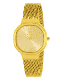 Pack Reloj y Complementos para Mujer Dorado con Malla Milanesa - Marea B41408/14