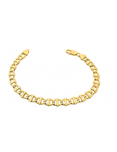 Pulsera Caballero eslabón Ancla de oro - Oro Amarillo 18k