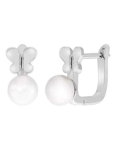 Pendientes para Niña en forma de Mariposa de Plata - Marea D03301/BL