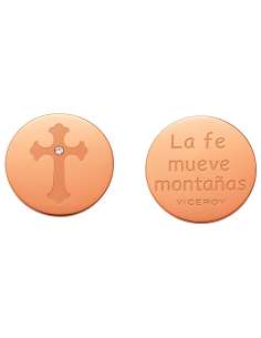 Colgante para Mujer de Acero Rosa para Medallón Plaisir - Viceroy VMC0002-09