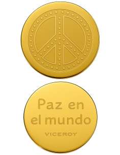Colgante para Mujer de Acero Dorado para Medallón Plaisir - Viceroy VMC0003-06