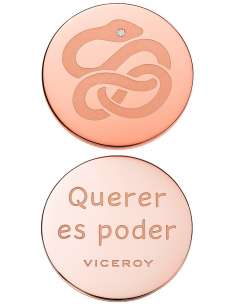 Colgante para Mujer de Acero Rosa para Medallón Plaisir - Viceroy VMC0006-09