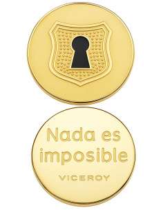 Colgante para Mujer de Acero Dorado para Medallón Plaisir - Viceroy VMC0004-06