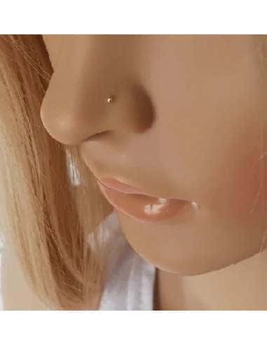 Piercing para la Nariz Bola 2.0mm - Oro amarillo 18k