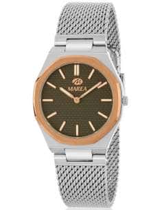 Reloj para Mujer con Correa Milanesa de Acero y Esfera Marrón - Marea B54305/3