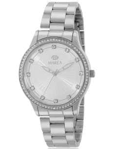 Reloj para Mujer con esfera Plata y Bisel con Circonitas - Marea B41289/1