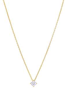 Collar para Mujer de Plata Chapada en Oro con Circonita  - Marea D03807/AX