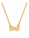 Collar para Mujer Infinito con Circonitas - Oro amarillo 18K